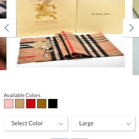 BEWARE Burberry Scarf Scarves - Picture 7 of 8